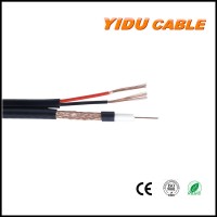 75ohm Rg59+2c Power Cord Coaxial Cable Telecom RF Feeder Cable Price Per Meter